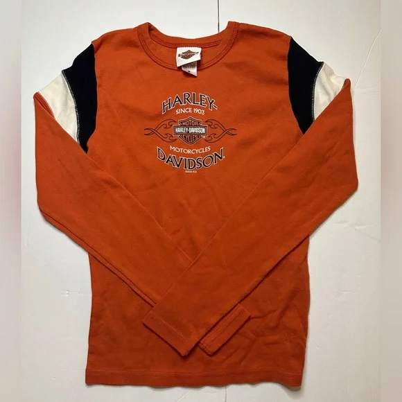 Harley Davidson Long Sleeve Size Medium - Picture 1 of 6